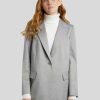 Frauen Comma Blazer | Blazer Grau