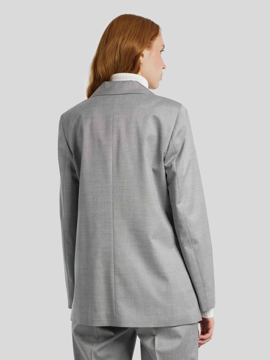 Frauen Comma Blazer | Blazer Grau