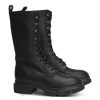 Frauen Copenhagen Boots & Stiefeletten | Schnurstiefel Cph564 Schwarz