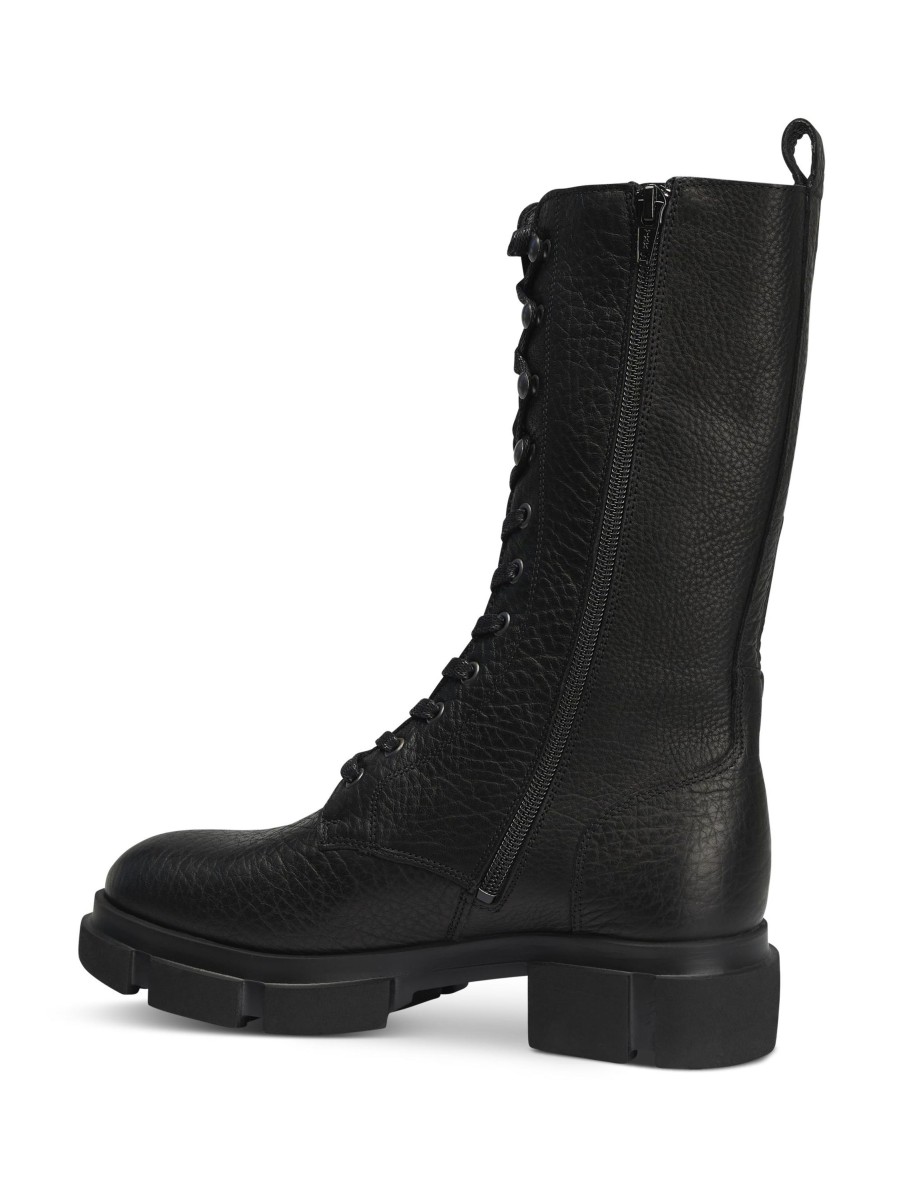 Frauen Copenhagen Boots & Stiefeletten | Schnurstiefel Cph564 Schwarz