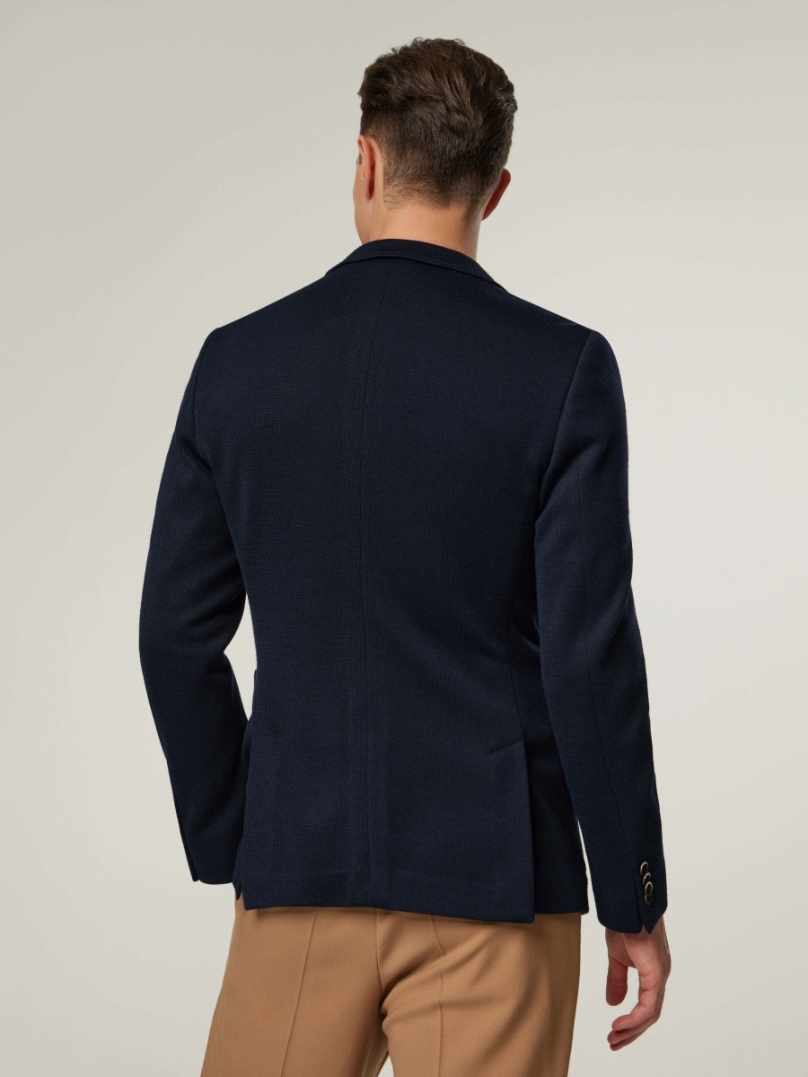 Manner Paul Vestons | Veston Im Slim Fit Marine