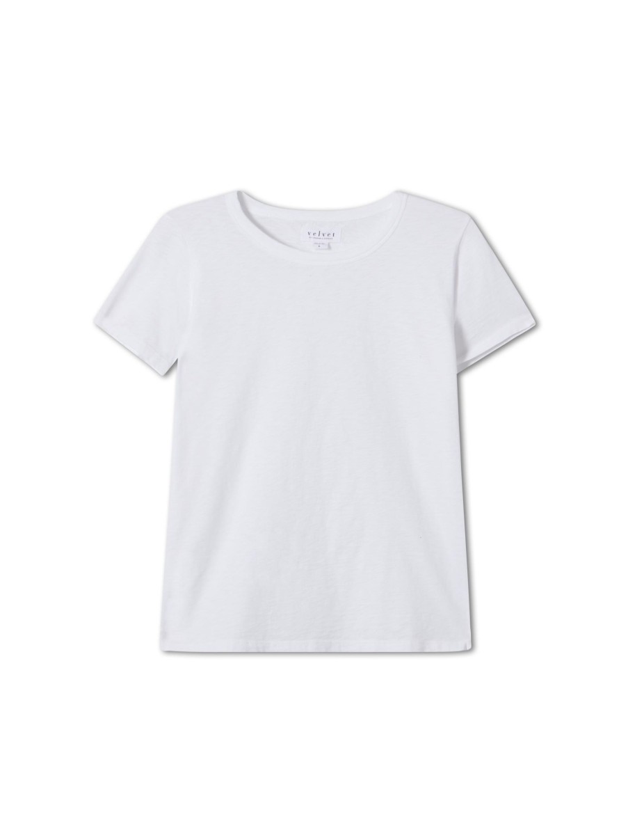 Frauen Velvet T-Shirts & Shirts | T-Shirt Weiss