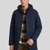 Manner PME Legend Mantel | Lange Steppjacke Marine