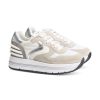 Frauen Voile Blanche Sneakers | Plateau-Sneaker Maran Silber