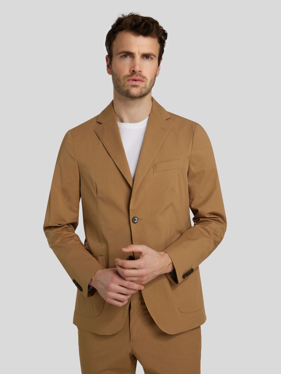 Manner Tommy Hilfiger Vestons | Veston Im Slim Fit Camel