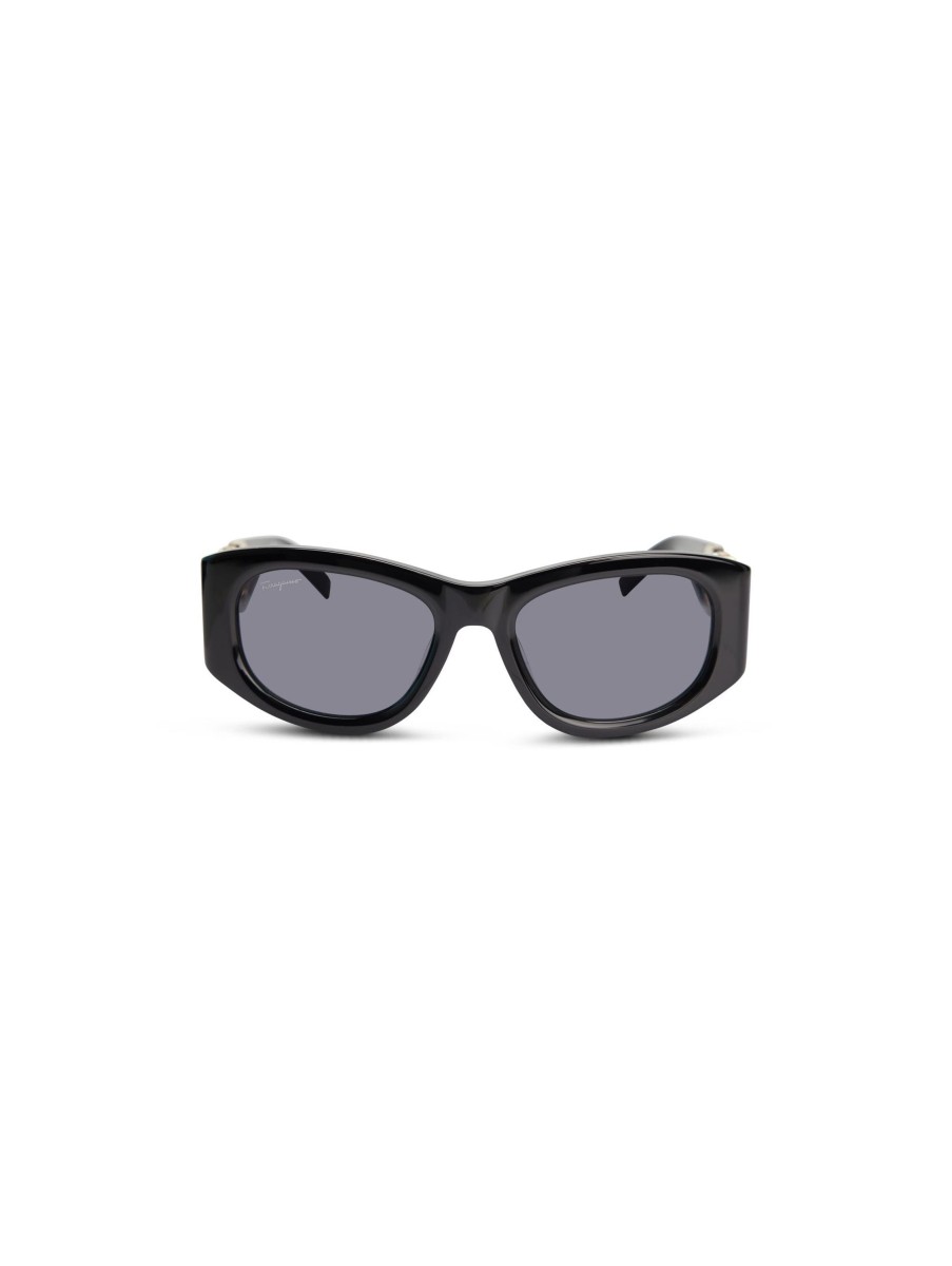 Frauen Ferragamo Sonnenbrillen | Sonnenbrille Schwarz