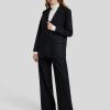 Frauen Suncoo Blazer | Blazer Mit Nadelstreifen Darcy Schwarz