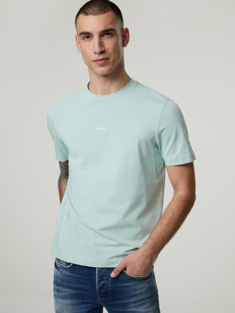 Manner BOSS Casual T-Shirts & Shirts | T-Shirt Im Relaxed Fit Chup Acqua