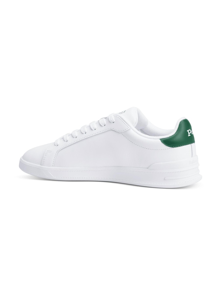 Manner Polo Ralph Lauren Men Sneakers | Sneaker Mit Logo Weiss