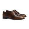 Manner Fratelli Rossetti Schnurschuhe | Derby Mit Lochmuster Braun