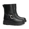 Frauen Flattered Stiefel | Stiefel Im Biker-Look Anine Schwarz