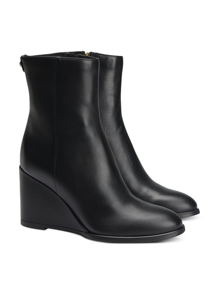 Frauen BOSS Women Boots & Stiefeletten | Stiefelette Schwarz