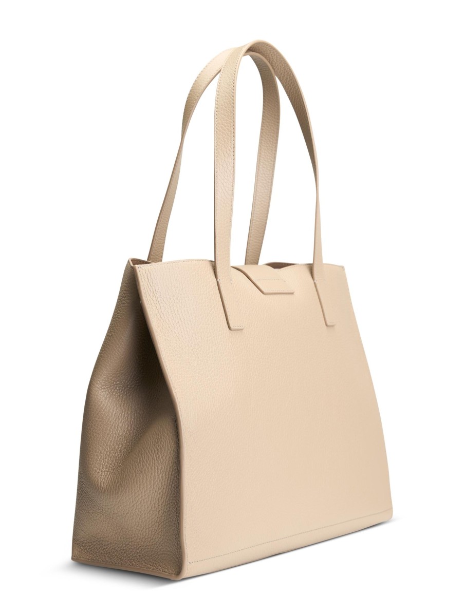 Frauen Furla Taschen | Handtasche Tote Bag Ballerina L Taupe