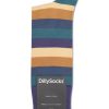 Manner Dilly Socks Wasche & Loungewear | Socken Mit Streifen Braun