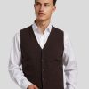 Manner Paul Kehl Gilets & Westen | Strickweste Dunkelbr.