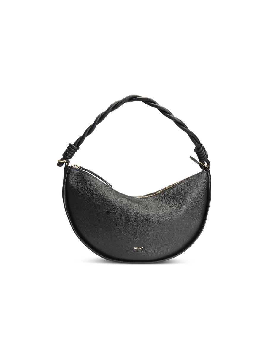 Frauen Abro Taschen | Schultertasche Moon Schwarz