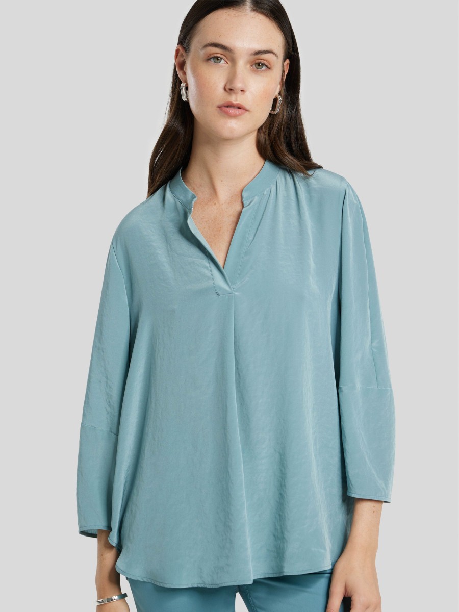 Frauen Luisa Cerano Blusen & Tuniken | Bluse Acqua