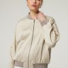 Frauen Drykorn Jacken | Satinblouson Janwyn Ecru