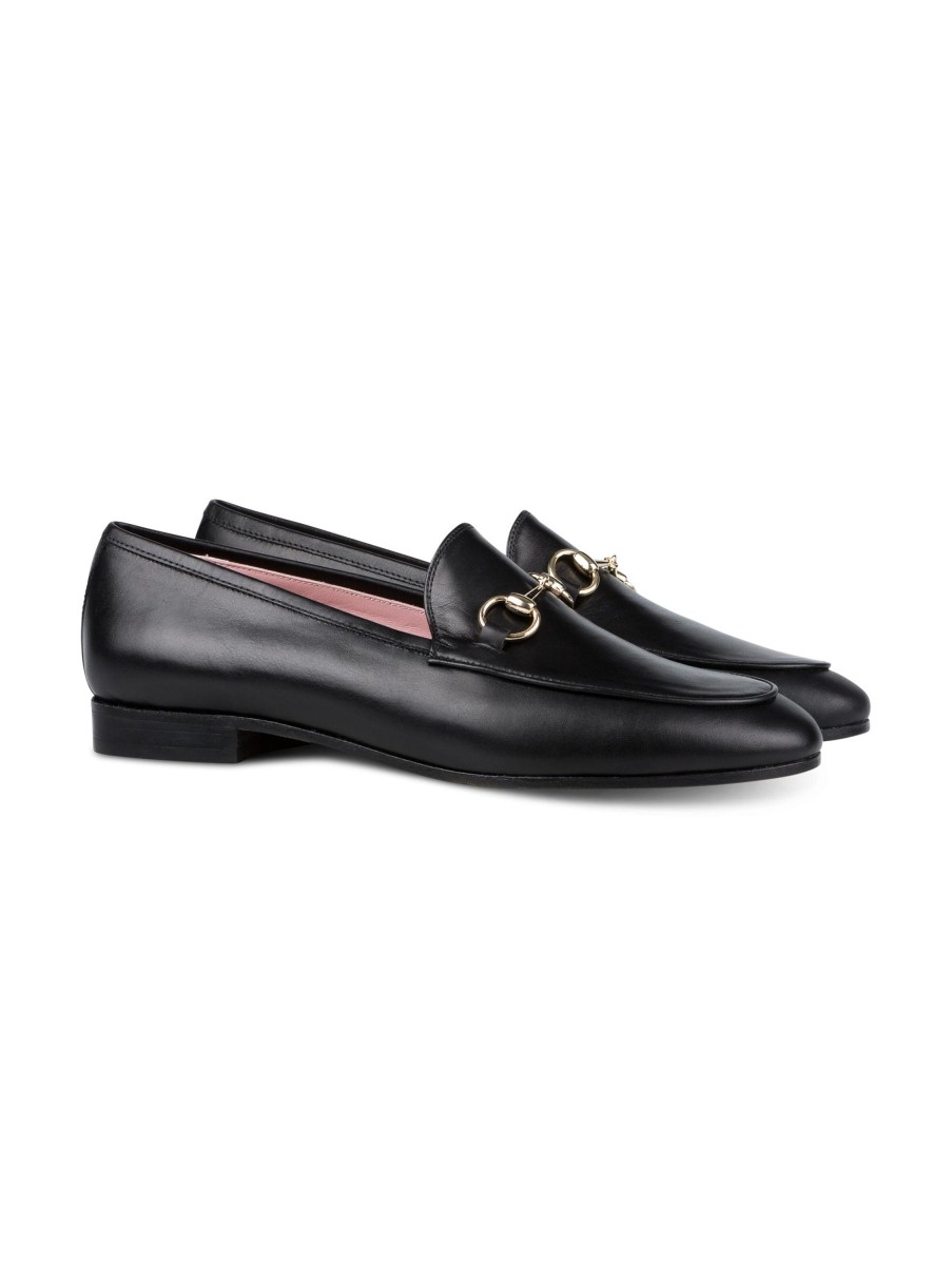 Frauen Castellano Halbschuhe | Loafers Schwarz