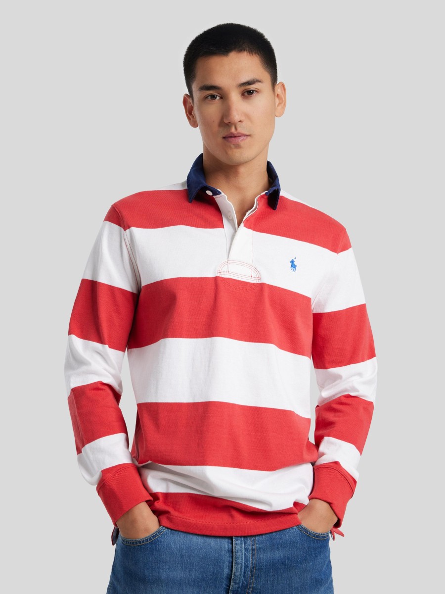 Manner Polo Ralph Lauren Men Polo-Shirts | Polo-Shirt Im Classic Fit Rot