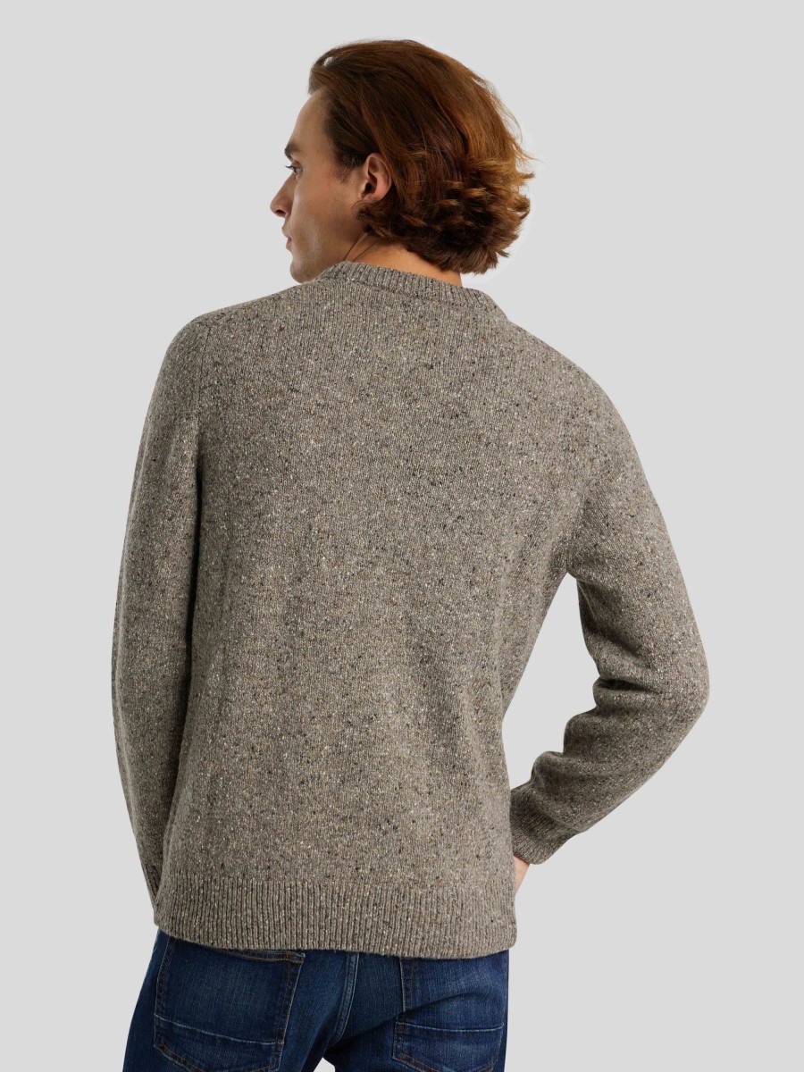 Manner Gant Pullover & Strickjacken | Strickpullover Taupe