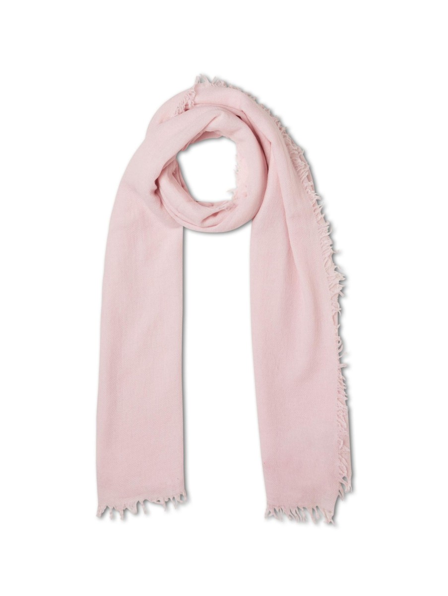 Frauen Velvet Saint Fields Schals & Tucher | Schal Aus Merinowolle Rosa