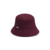 Frauen Seeberger Hute & Mutzen | Bucket Hat Aus Filz Bordeaux