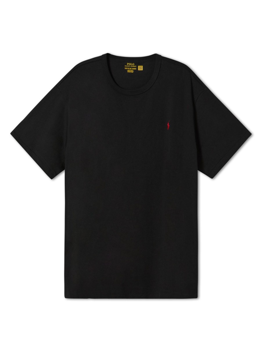 Manner Polo Ralph Lauren Grosse Grossen | T-Shirt Mit Logo Schwarz