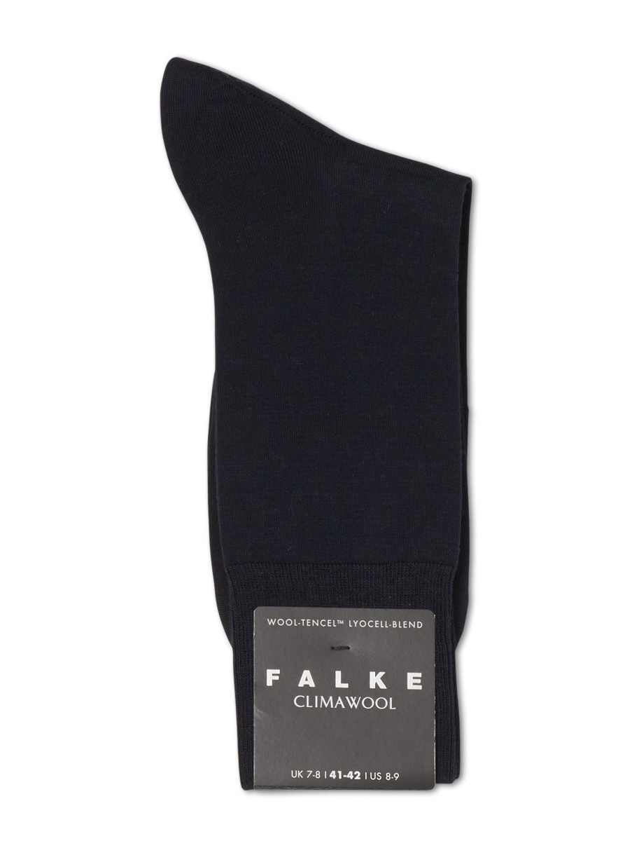 Manner Falke Wasche & Loungewear | Socken Climawool Marine