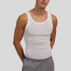 Manner Zimmerli Wasche & Loungewear | Tanktop Richelieu Weiss