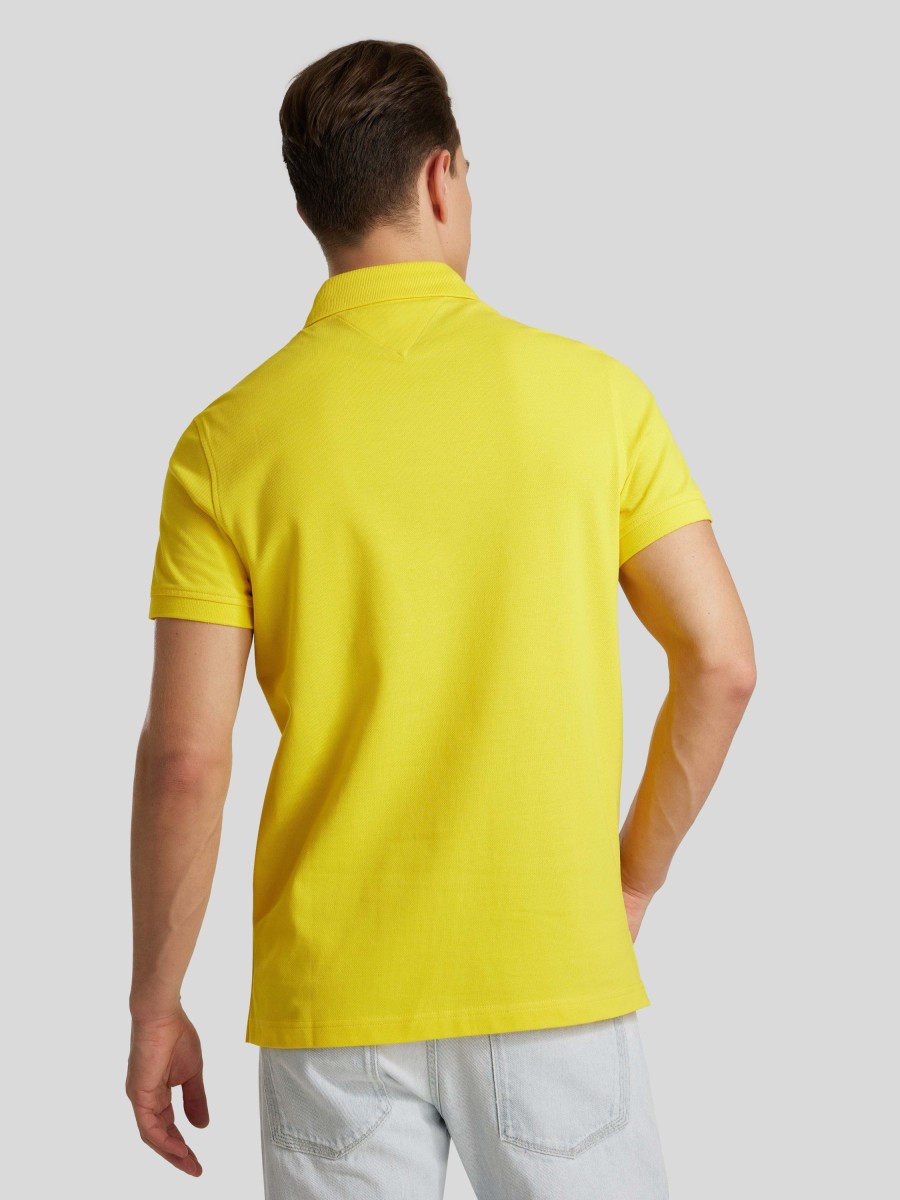 Manner Tommy Hilfiger Polo-Shirts | Polo-Shirt Im Regular Fit Lime