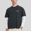 Manner AllSaints T-Shirts & Shirts | T-Shirt Mit Logo Anthrazit