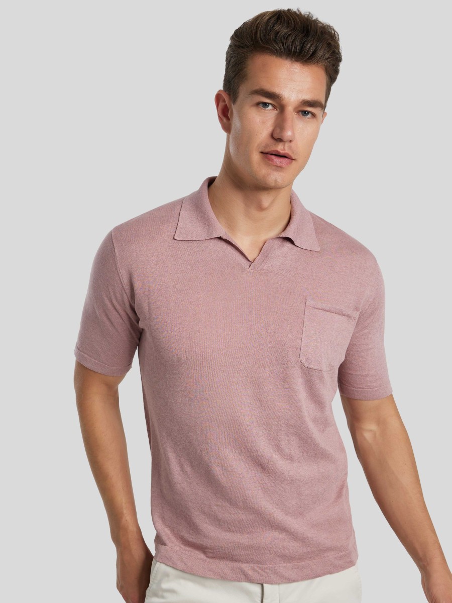 Manner L.B.M.1911 Polo-Shirts | Polo-Shirt Rosa