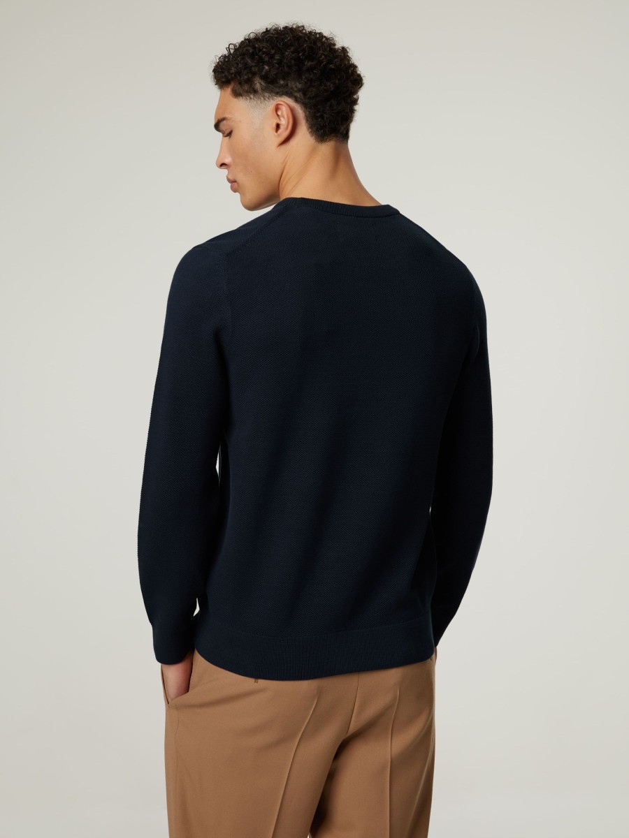 Manner Marc O Pullover & Strickjacken | Strickpullover Marine