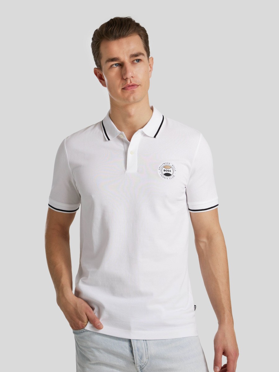 Manner BOSS Men Polo-Shirts | Polo-Shirt Phillipson Weiss