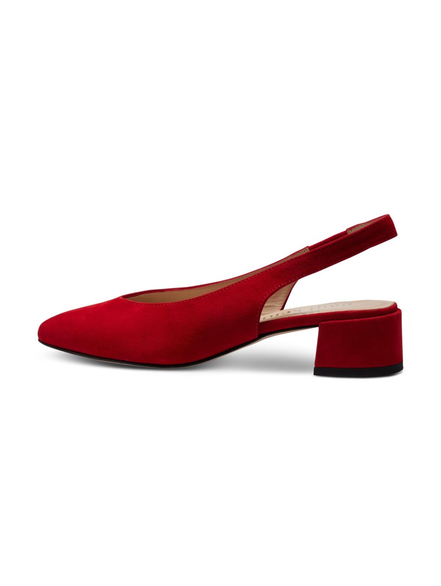 Frauen Paul Kehl High Heels & Pumps | Slingpumps Rot