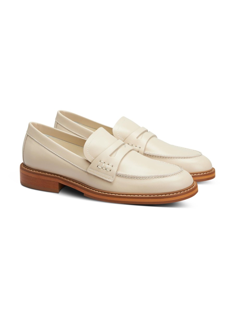 Frauen Paul Kehl Halbschuhe | Loafer Ecru