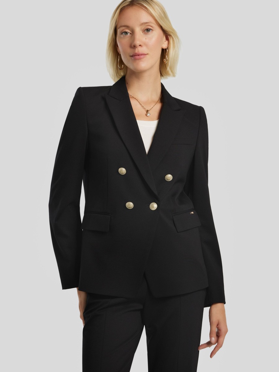 Frauen Cinque Blazer | Doppelreihiger Blazer Cililly Schwarz