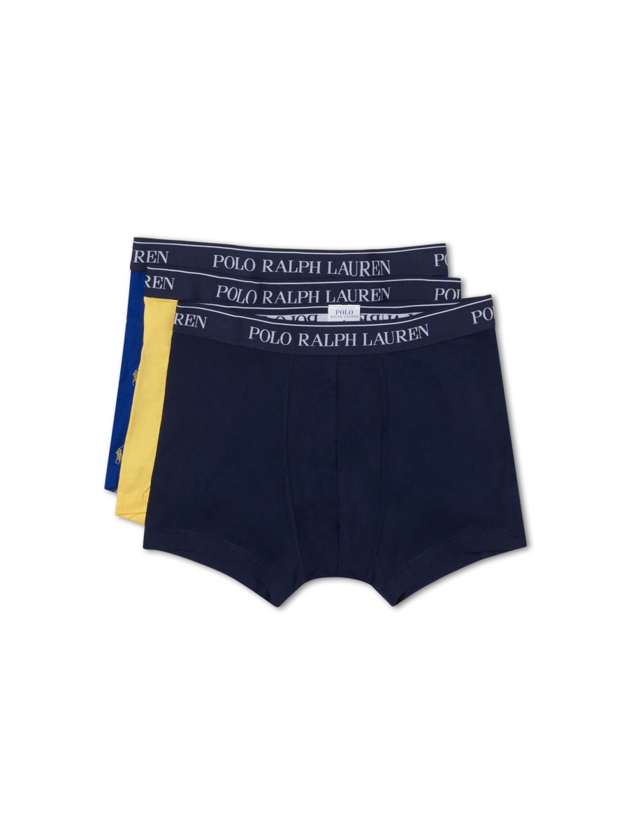 Manner Polo Ralph Lauren Men Wasche & Loungewear | Boxershorts Im 3Er Set Gelb