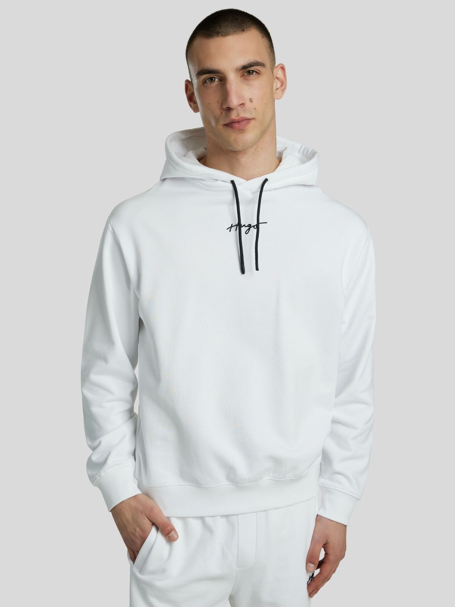 Manner Hugo Sportswear Hoodies & Sweatshirts | Hoodie Dalegre Weiss