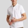 Manner Barbour Polo-Shirts | Polo-Shirt Tartan Weiss