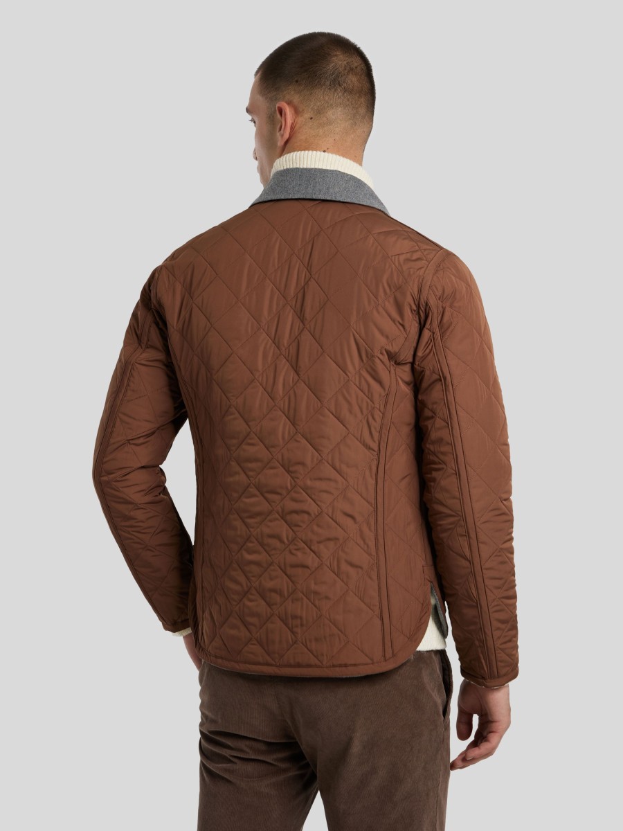 Manner Pal Zileri Jacken | Blouson Reversible Hellgrau