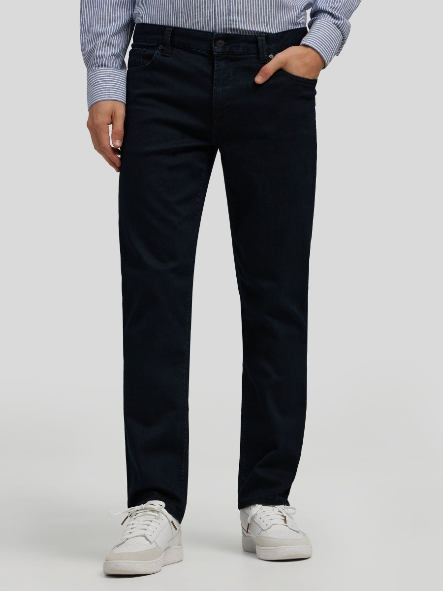 Manner Alberto Jeans | Super Stretch Jeans Pipe Marine