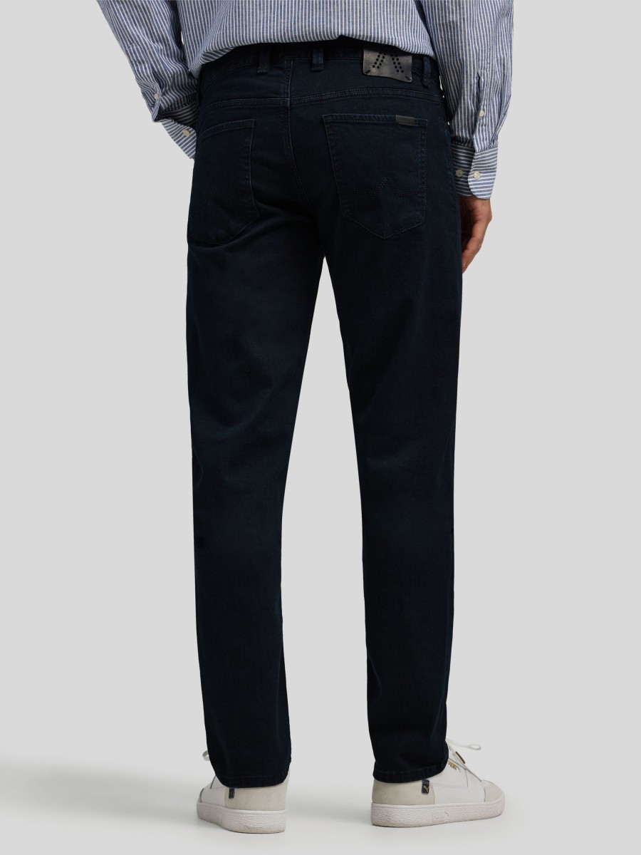 Manner Alberto Jeans | Super Stretch Jeans Pipe Marine