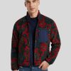 Manner Polo Ralph Lauren Men Jacken | Jacke Im Teddy-Look Bordeaux