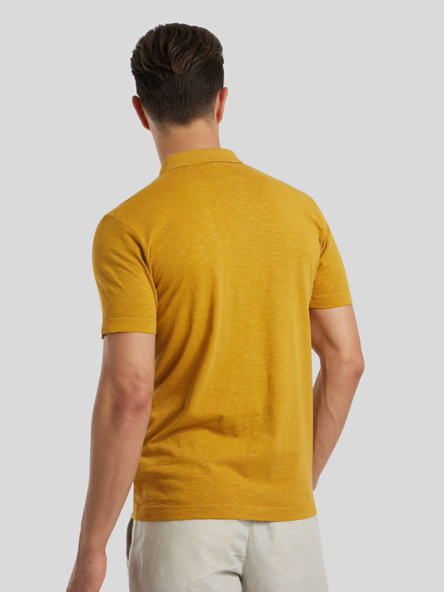 Manner Marc O Polo-Shirts | Polo-Shirt Im Shaped Fit Senfgelb