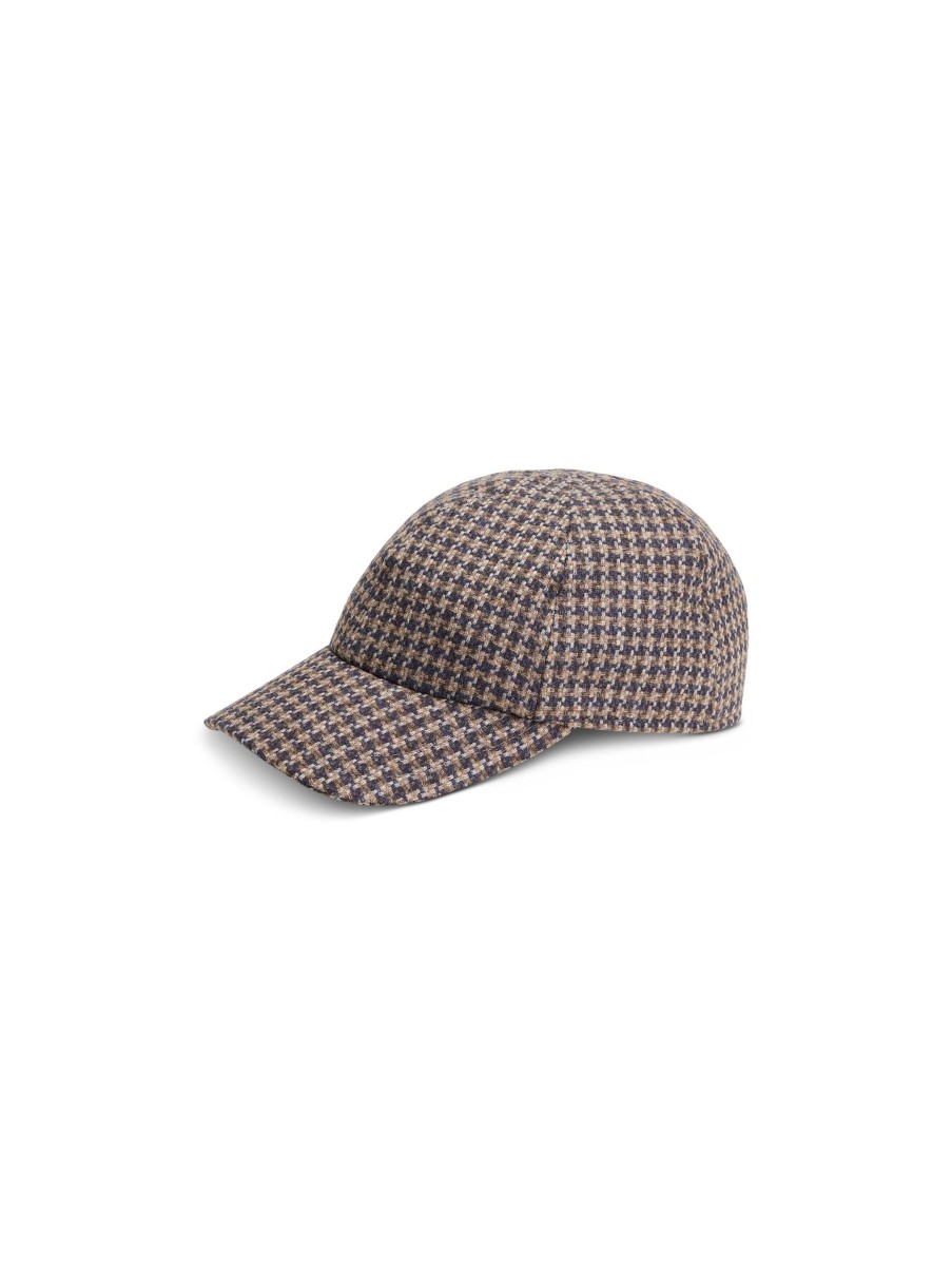 Manner Paul Kehl Hute & Mutzen | Cap Aus Tweed Marine