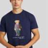 Manner Polo Ralph Lauren Men T-Shirts & Shirts | T-Shirt Mit Print Marine