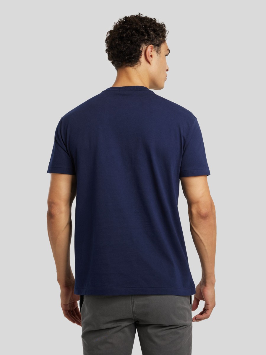 Manner Polo Ralph Lauren Men T-Shirts & Shirts | T-Shirt Mit Print Marine