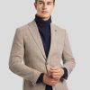 Manner BOSS Men Vestons | Veston Im Slim Fit Hutson Beige